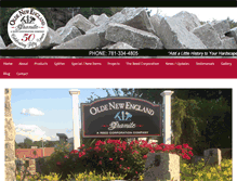 Tablet Screenshot of oldenewenglandgranite.com